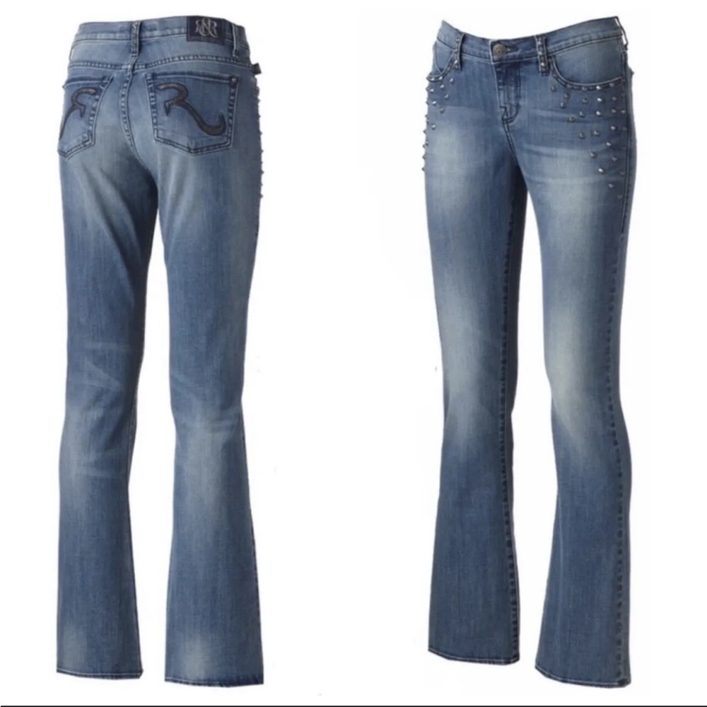 Rock & Republic Kassandra Bootcut Studded Jeans